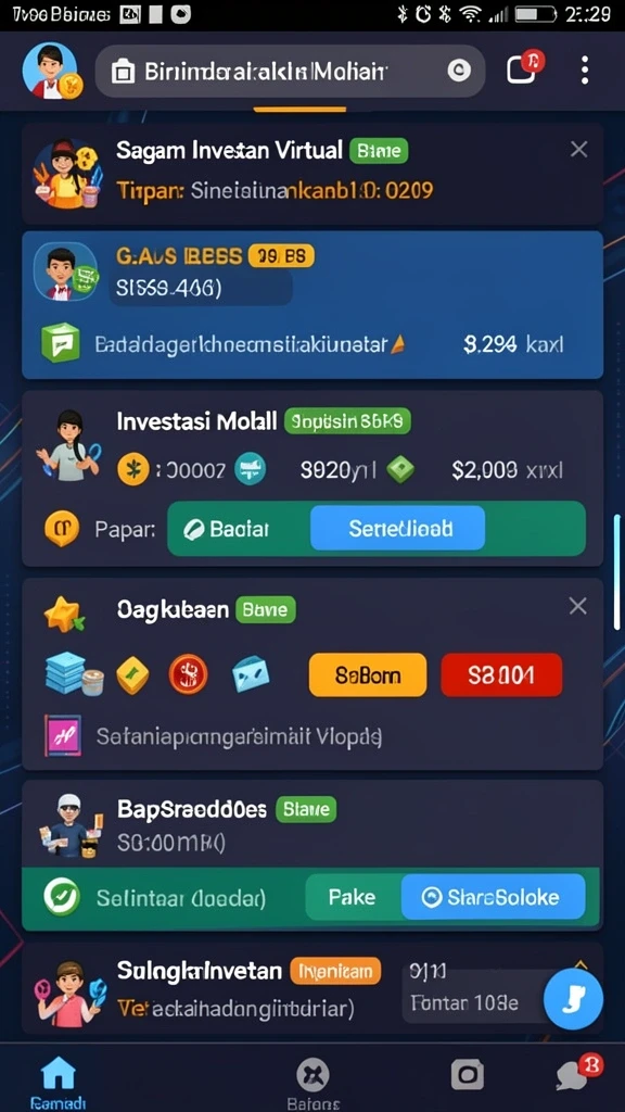 wow33 - Tampilan menu yang mudah dinavigasi untuk pemain.